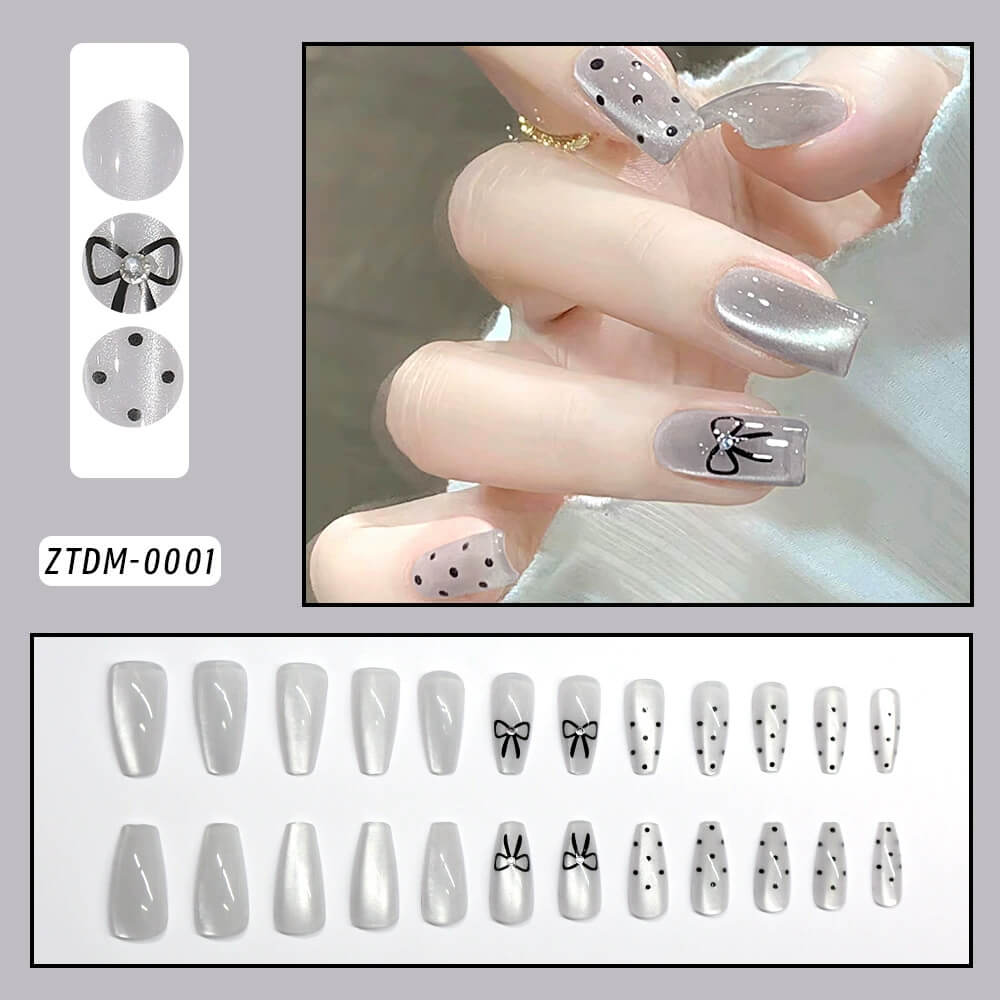 Moon And Stars Nail Set  | Custom Zodiac Themed Fake Nails