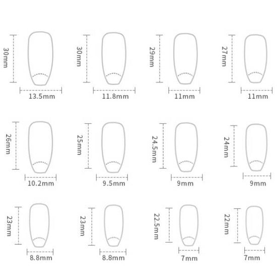 Moon And Stars Nail Set  | Custom Zodiac Themed Fake Nails