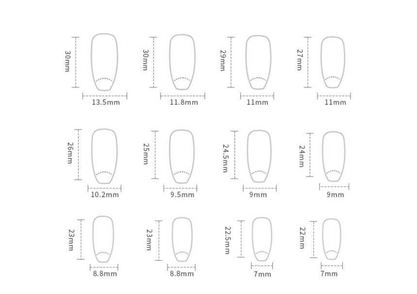Moon And Stars Nail Set  | Custom Zodiac Themed Fake Nails