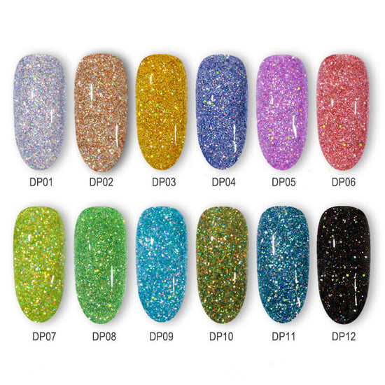 Premium Nail Glitter Pigment Powder | Professional Nail Art Glitter Kit