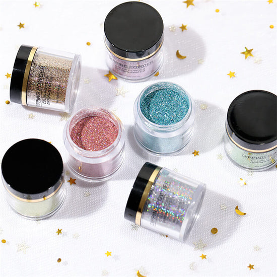 Premium Nail Glitter Pigment Powder | Professional Nail Art Glitter Kit