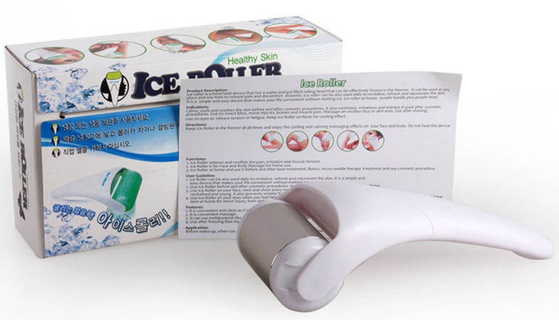 Reusable Ice Roller for Puffy Eyes and Acne | Cold Therapy Facial Tool