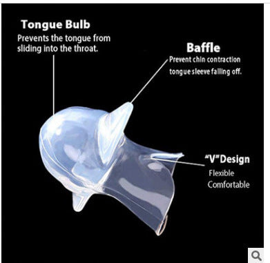 Soft Silicone Tongue Device for Snoring Relief | Anti-Snoring Device