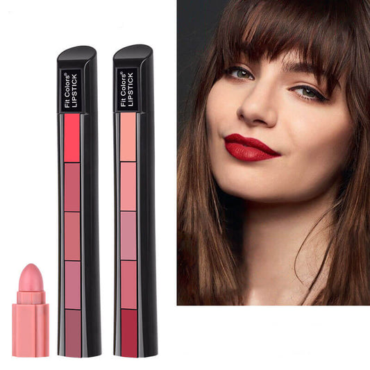 Waterproof Long-Lasting Matte Lipstick Set  5-Color Lipstick Set