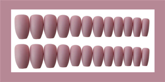 Wearable False Nails Natural Look | Reusable Wearable False Nails Set