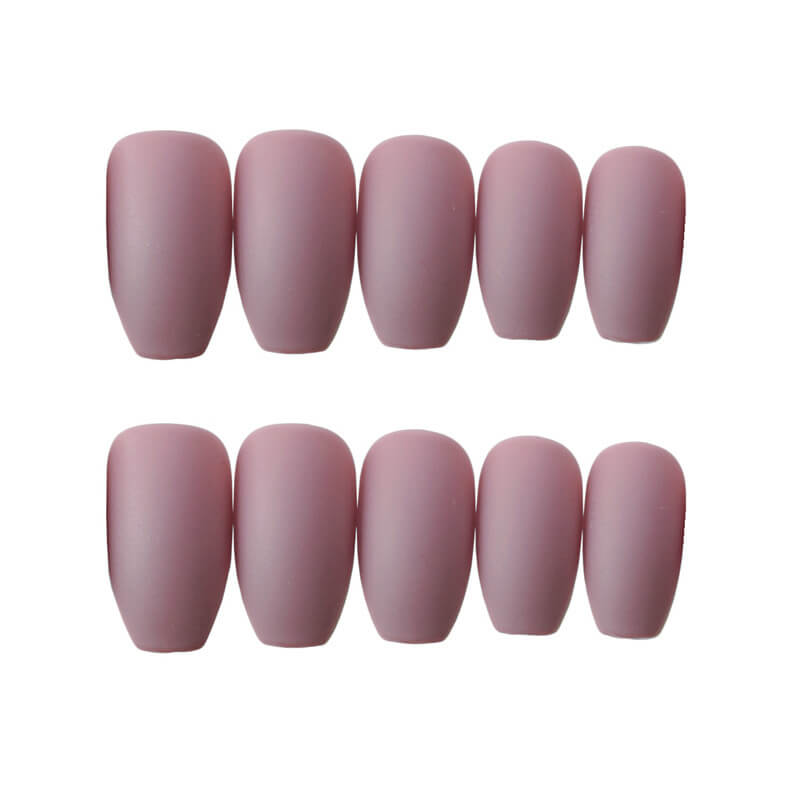 Wearable False Nails Natural Look | Reusable Wearable False Nails Set