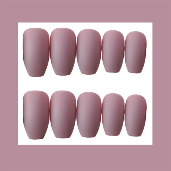 Wearable False Nails Natural Look | Reusable Wearable False Nails Set