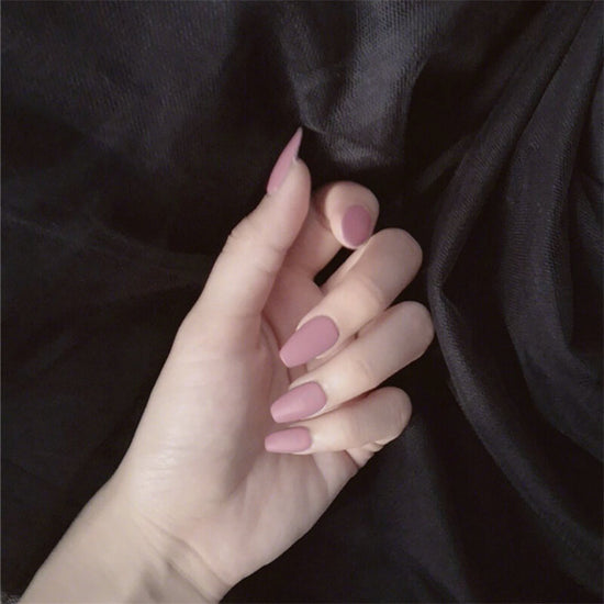 Wearable False Nails Natural Look | Reusable Wearable False Nails Set
