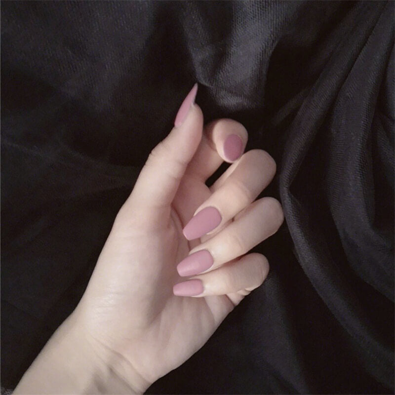 Wearable False Nails Natural Look | Reusable Wearable False Nails Set