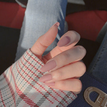 Wearable False Nails Natural Look | Reusable Wearable False Nails Set